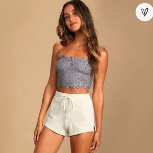 NWT Free People Adella Lace Corset Bra